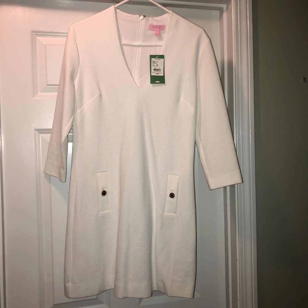 NWT Lilly Pulitzer White shift dress
